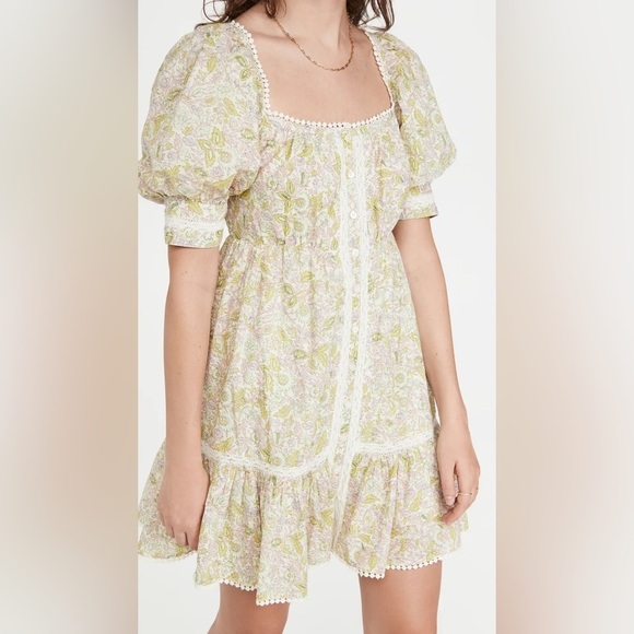 Anthropologie Dresses & Skirts - Love the Label x Anthropologie | Cottagecore Floral Babydolll Dress - Size L